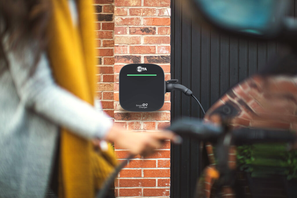 Auton certified technician installing home EV charger